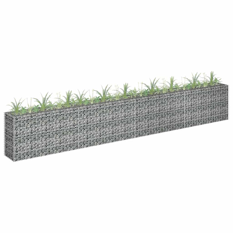 Load image into Gallery viewer, Vidaxl gabion plantenbak verhoogd 360x30x60 cm gegalvaniseerd staal
