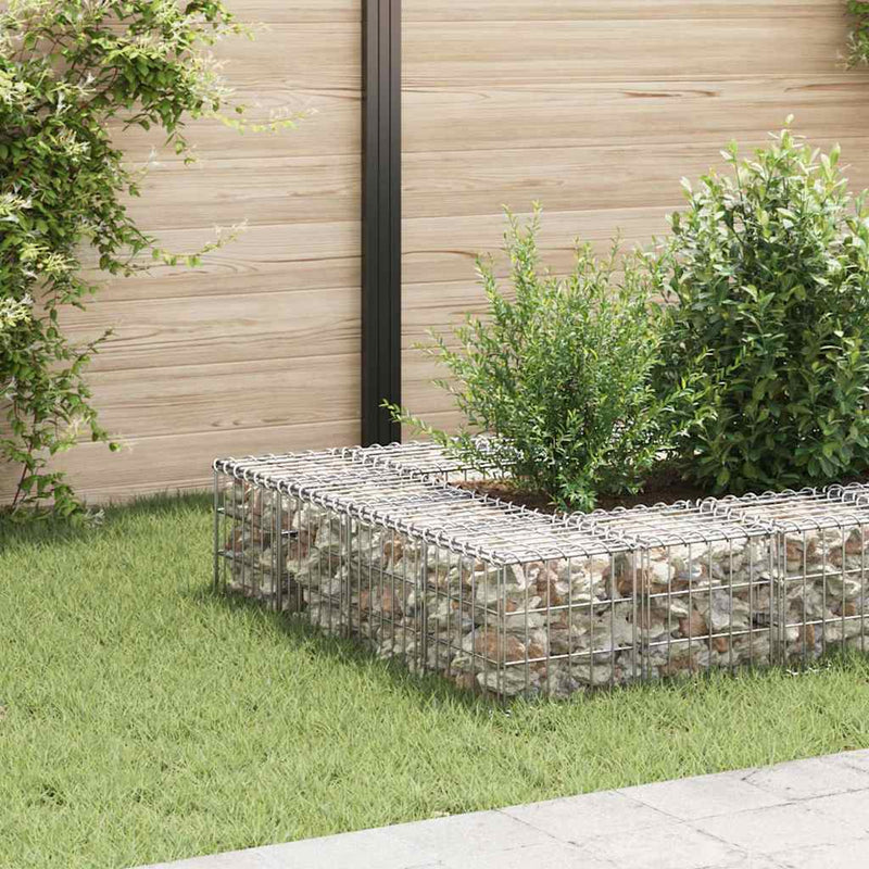 Load image into Gallery viewer, Vidaxl gabion plantenbak verhoogd kubus 30x30x30 cm staaldraad
