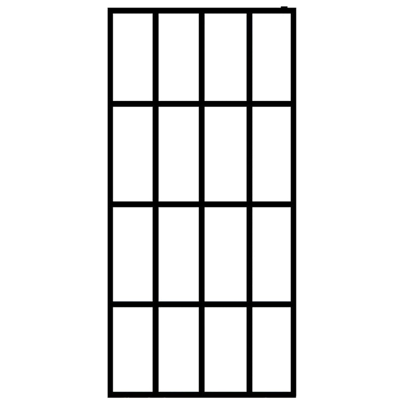 Load image into Gallery viewer, Vidaxl inloopdouchewand 100x195 cm transparant gehard glas
