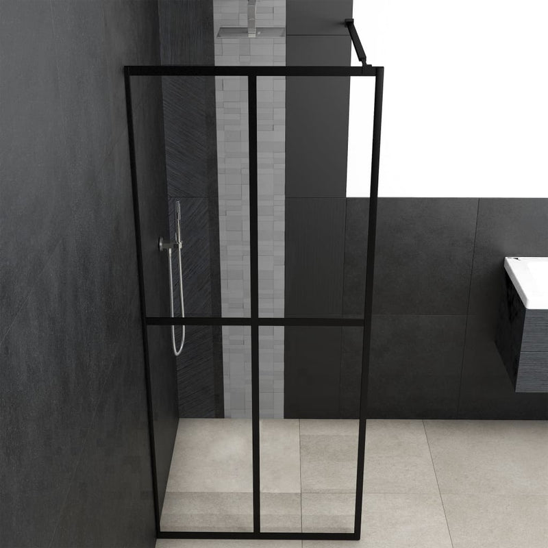 Load image into Gallery viewer, Vidaxl inloopdouchewand 100x195 cm transparant gehard glas
