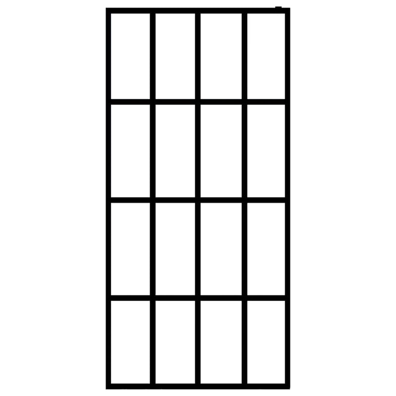 Load image into Gallery viewer, Vidaxl inloopdouchewand 80x195 cm mat gehard glas

