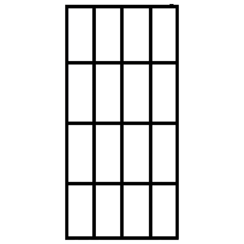Load image into Gallery viewer, Vidaxl inloopdouchewand 90x195 cm mat gehard glas
