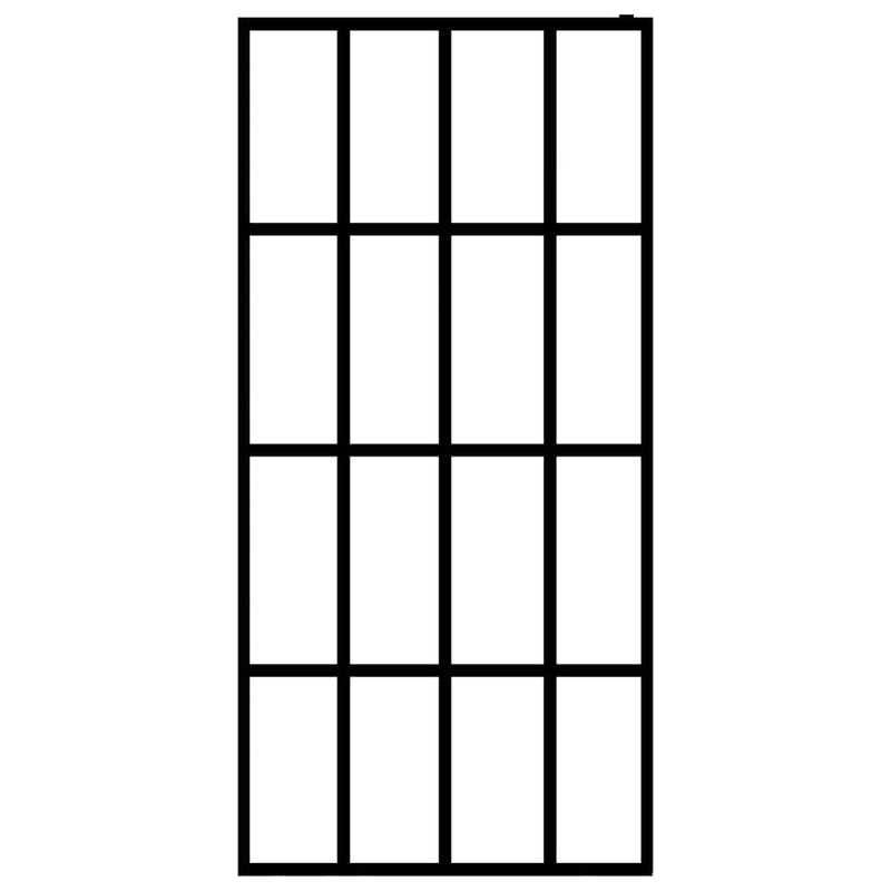 Load image into Gallery viewer, Vidaxl inloopdouchewand 100x195 cm mat gehard glas
