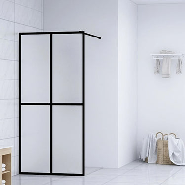 Vidaxl inloopdouchewand 90x195 cm mat gehard glas