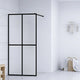 Vidaxl inloopdouchewand 90x195 cm mat gehard glas