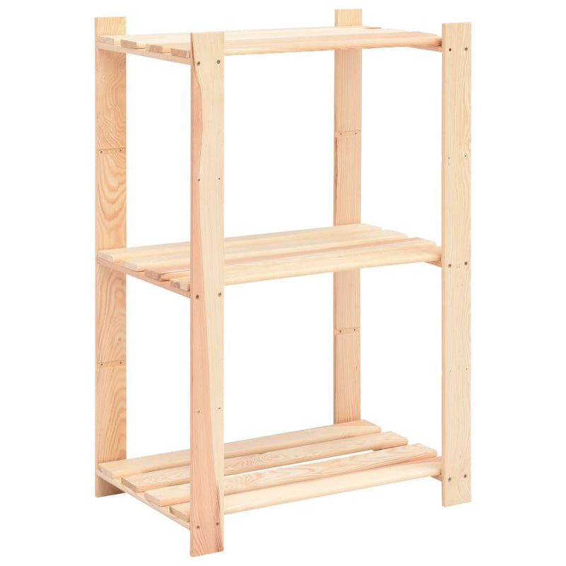Load image into Gallery viewer, Vidaxl opbergrek 3-laags 60x38x90 cm massief grenenhout 150 kg
