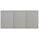 Vidaxl gaatjespaneel wandgemonteerd 3 st 40x58 cm staal