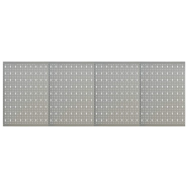Vidaxl gaatjespanelen wandgemonteerd 4 st 40x58 cm staal