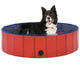Vidaxl hondenzwembad inklapbaar 120x30 cm pvc rood