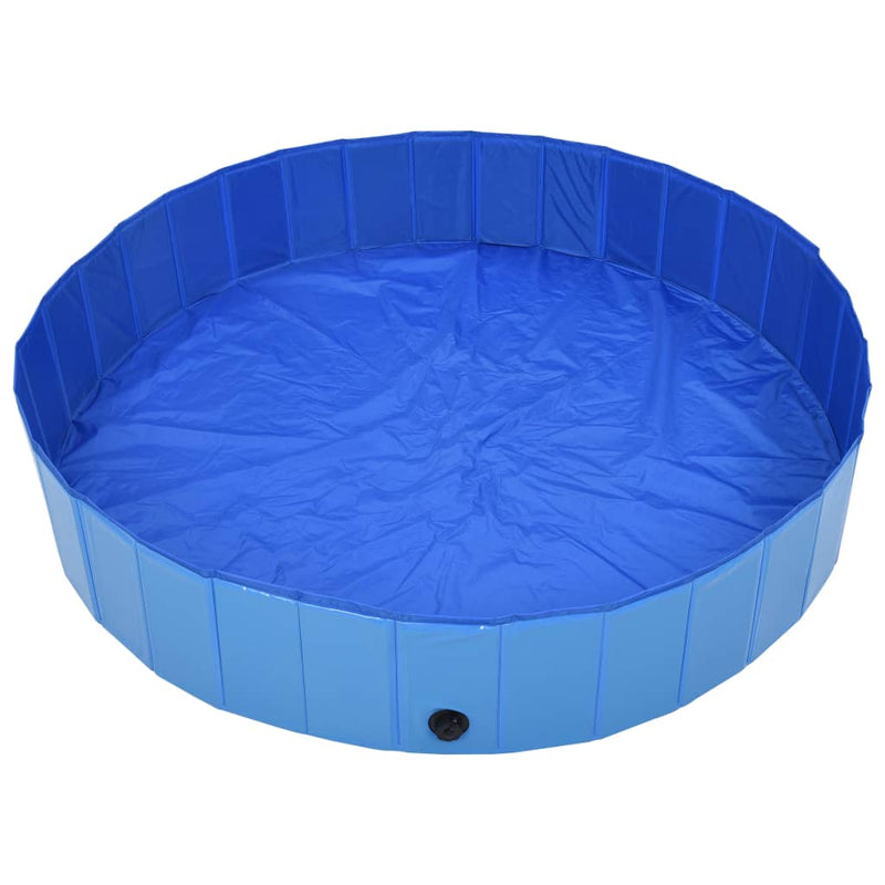 Load image into Gallery viewer, Vidaxl hondenzwembad inklapbaar 160x30 cm pvc blauw
