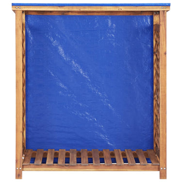 Vidaxl haardhoutopslag 105x38x115 cm massief acaciahout