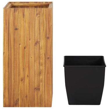 Vidaxl plantenbak verhoogd 43,5x43,5x90 cm massief acaciahout