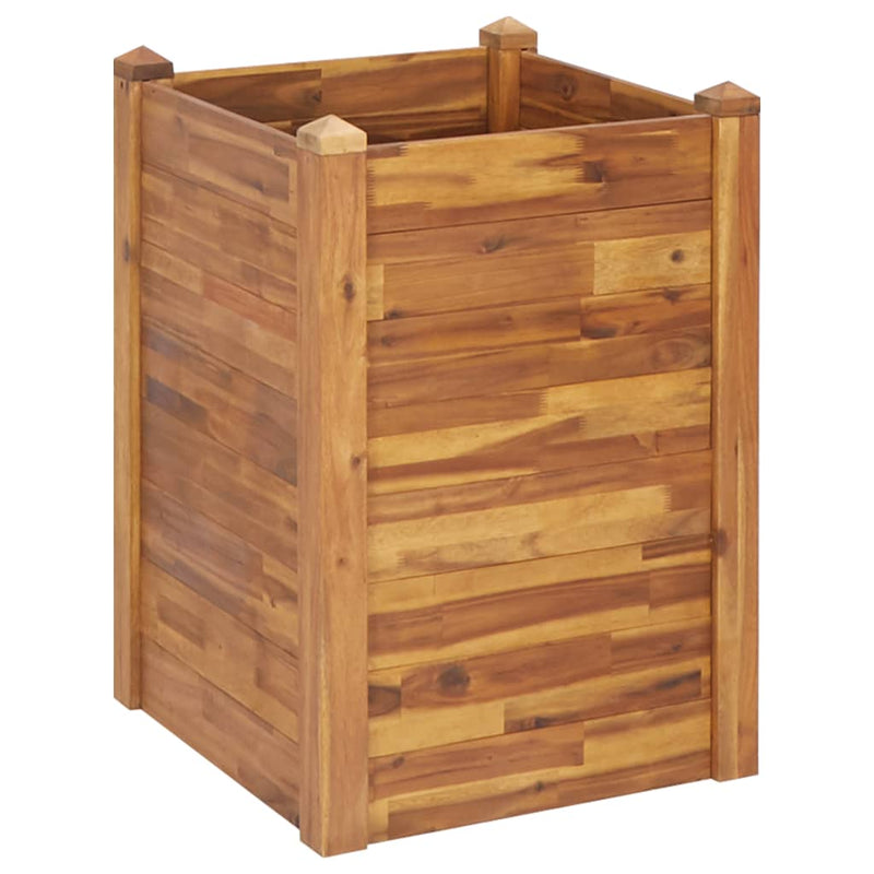 Afbeelding laden in galerijviewer, Vidaxl plantenbak verhoogd 60x60x84 cm massief acaciahout
