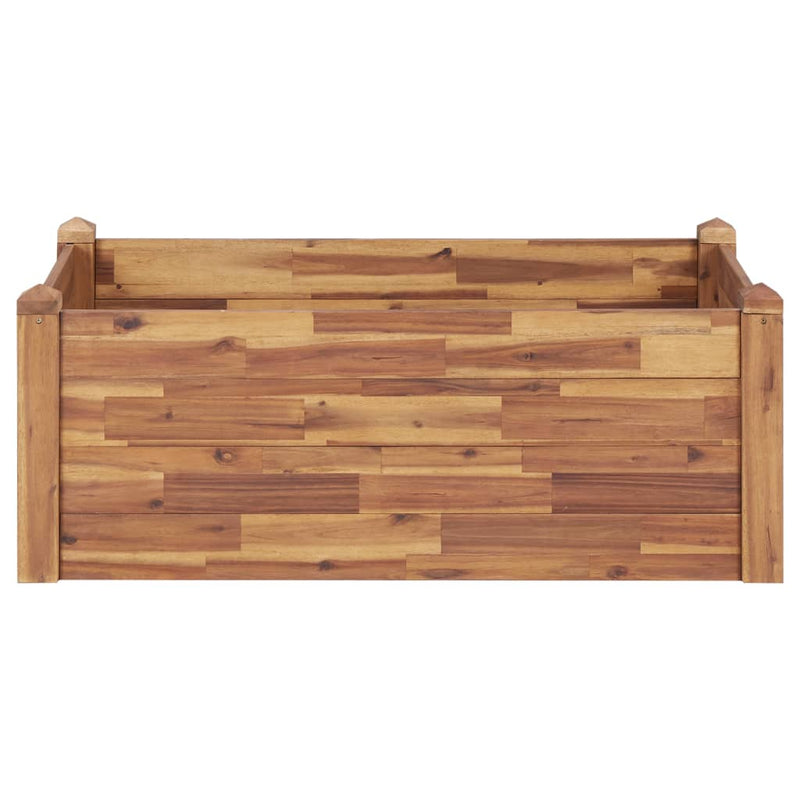 Load image into Gallery viewer, Vidaxl plantenbak verhoogd 110x60x44 cm massief acaciahout
