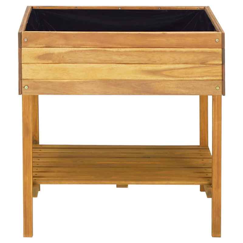 Load image into Gallery viewer, Vidaxl plantenbak verhoogd 78,5x58,5x78,5 cm massief acaciahout
