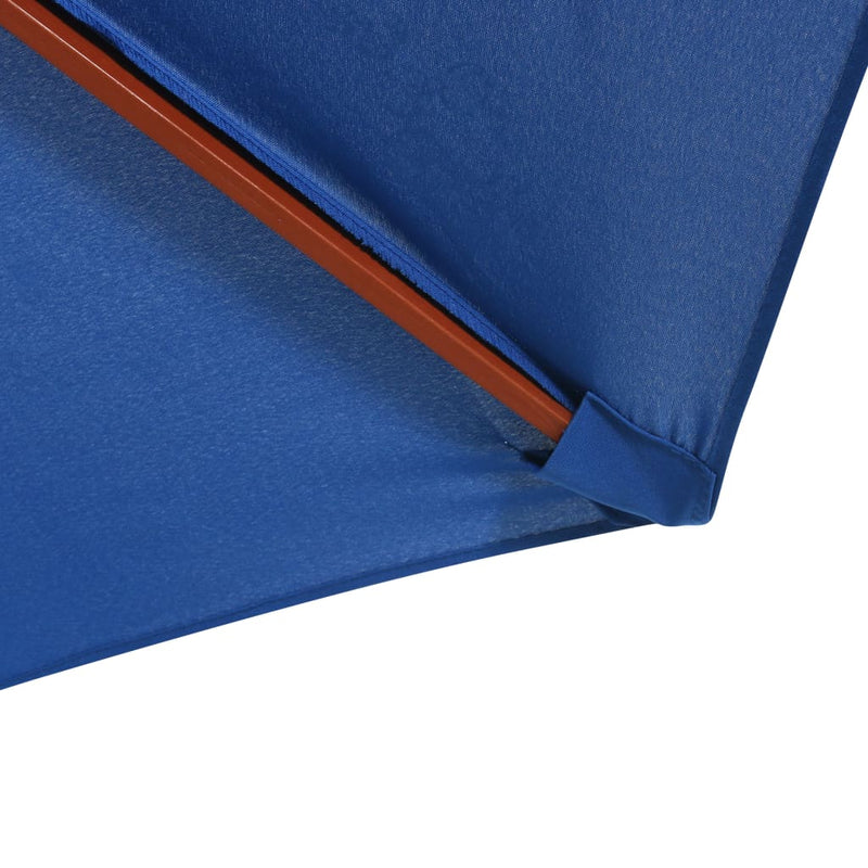 Load image into Gallery viewer, Vidaxl parasol met houten paal 300x258 cm blauw
