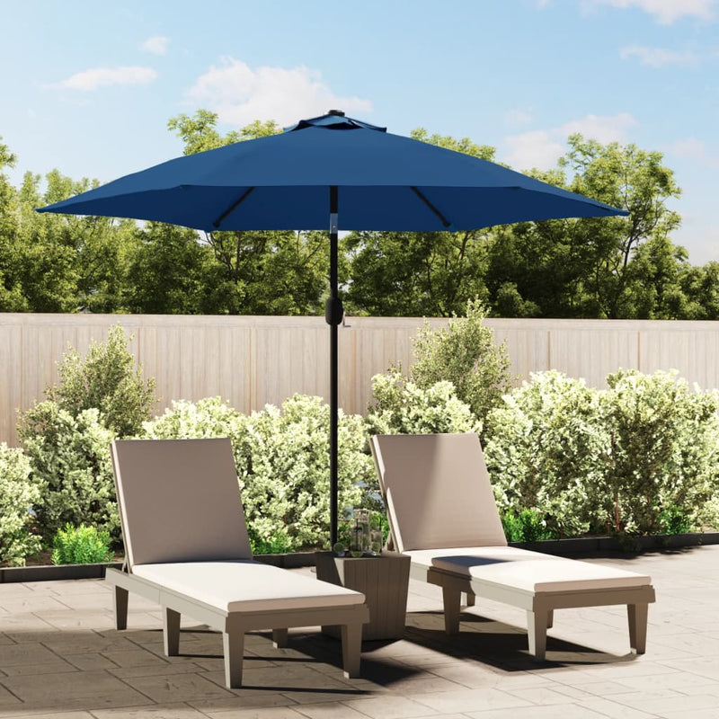 Load image into Gallery viewer, Vidaxl parasol met metalen paal 300 cm blauw
