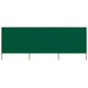 Vidaxl windscherm 3-panelen 400x80 cm stof groen