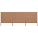 Vidaxl windscherm 3-panelen 400x80 cm stof taupe