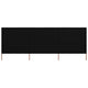Vidaxl windscherm 3-panelen 400x80 cm stof zwart