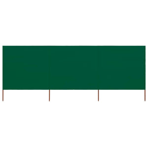 Vidaxl windscherm 3-panelen 400x160 cm stof groen