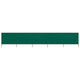Vidaxl windscherm 5-panelen 600x80 cm stof groen