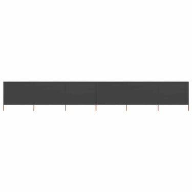 Vidaxl windscherm 6-panelen 800x160 cm stof antraciet
