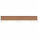 Vidaxl windscherm 6-panelen 800x160 cm stof taupe