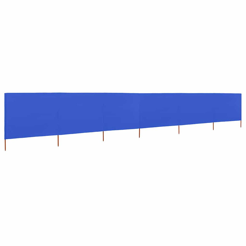 Load image into Gallery viewer, Vidaxl windscherm 6-panelen 800x160 cm stof azuurblauw
