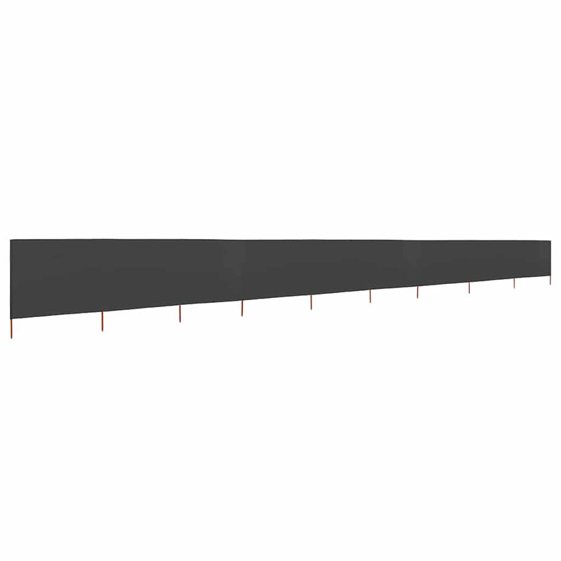 Load image into Gallery viewer, Vidaxl windscherm 9-panelen 1200x160 cm stof antraciet
