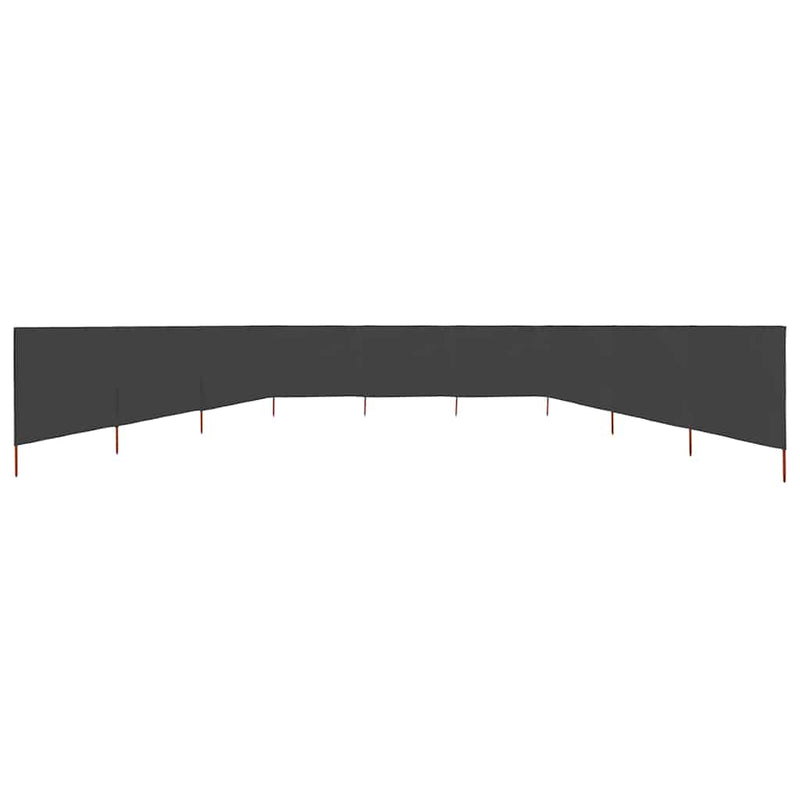 Load image into Gallery viewer, Vidaxl windscherm 9-panelen 1200x160 cm stof antraciet
