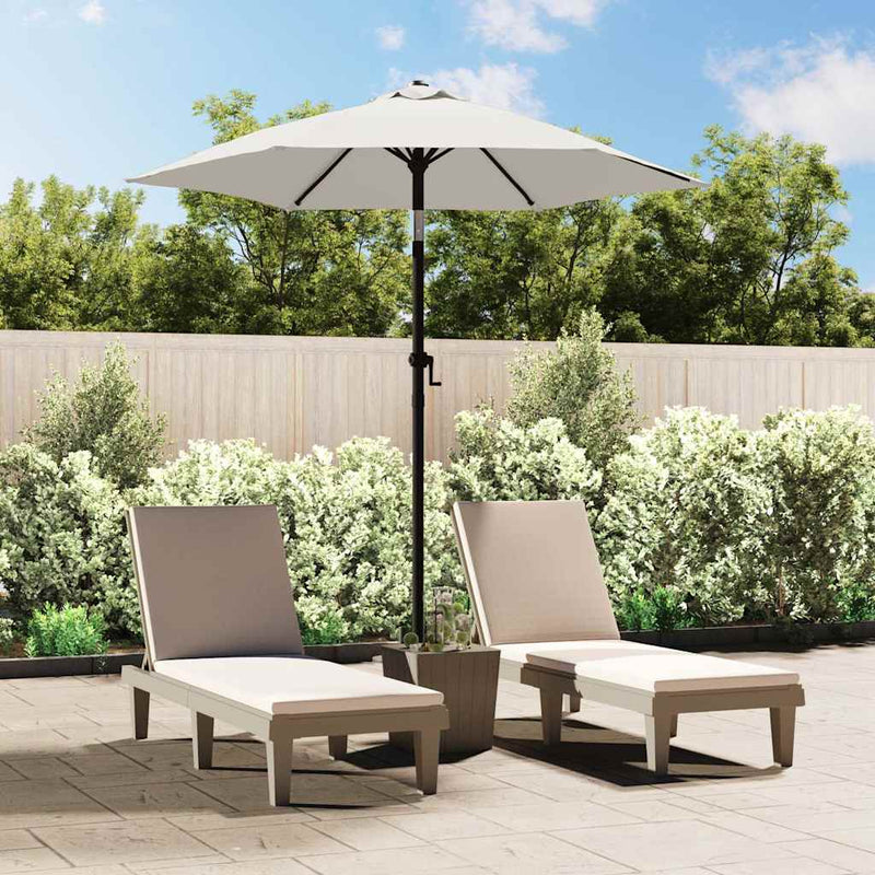 Load image into Gallery viewer, Vidaxl parasol 200x224 cm aluminium zandwit
