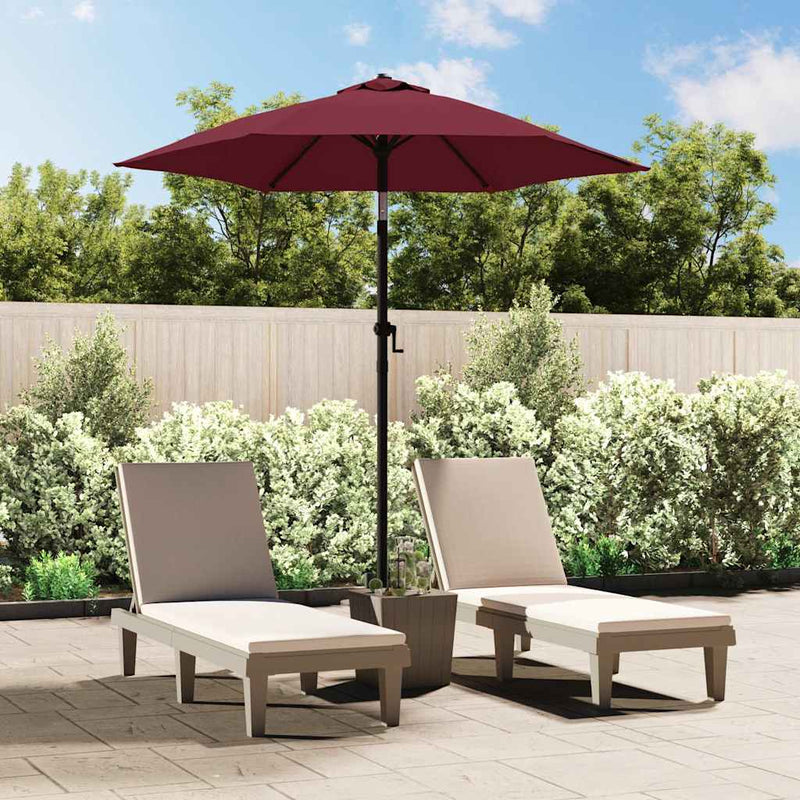 Load image into Gallery viewer, Vidaxl parasol 200x224 cm aluminium bordeauxrood

