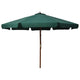 Vidaxl parasol met houten paal 330 cm groen