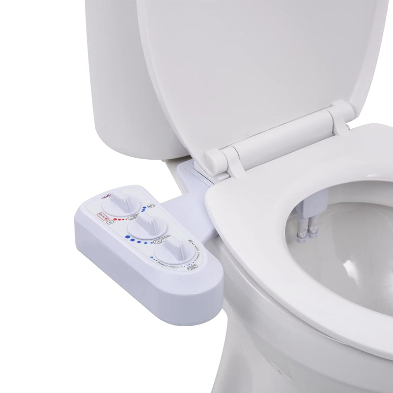 Load image into Gallery viewer, Vidaxl bidetaansluiting voor toiletbril met dubbel mondstuk
