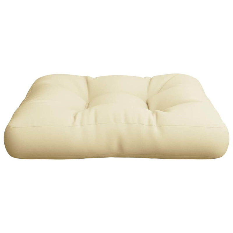 Load image into Gallery viewer, Vidaxl palletkussen 60x61,5x10 cm stof crèmekleurig
