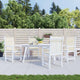 Vidaxl tuinstoelkussen lage rug 4 st 100x50x2 cm oxford stof antraciet