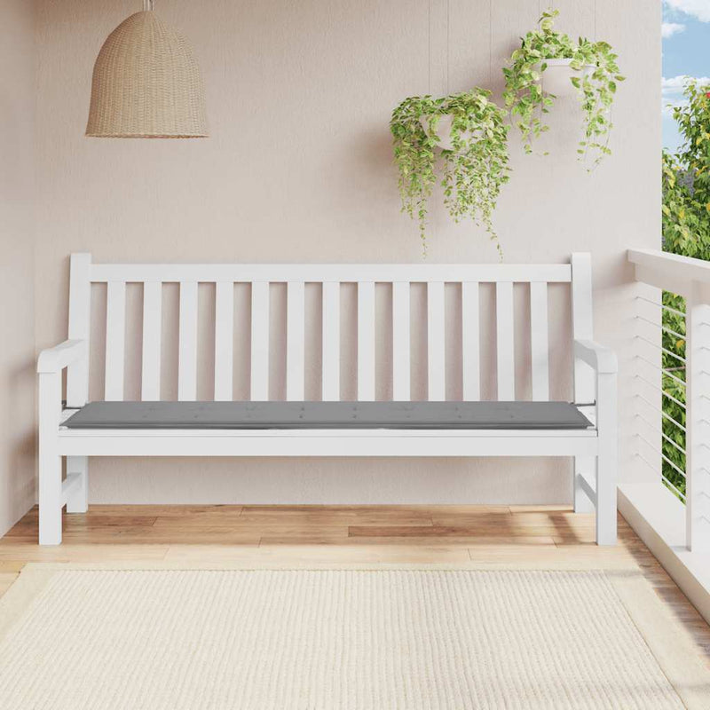 Load image into Gallery viewer, Vidaxl tuinbankkussen 200x50x4 cm oxford stof grijs
