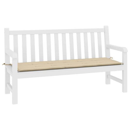 Vidaxl tuinbankkussen 200x50x4 cm oxford stof beige