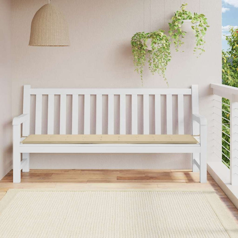 Load image into Gallery viewer, Vidaxl tuinbankkussen 200x50x4 cm oxford stof beige
