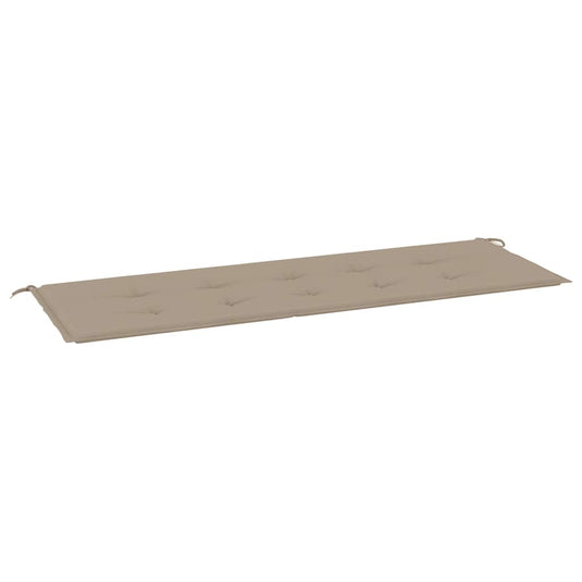 Vidaxl tuinbankkussen 150x50x4 cm oxford stof taupe