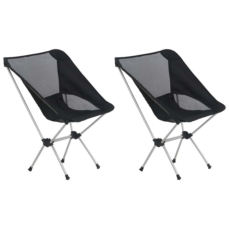 Load image into Gallery viewer, Vidaxl campingstoelen 2 st met draagtas 54x50x65 cm aluminium
