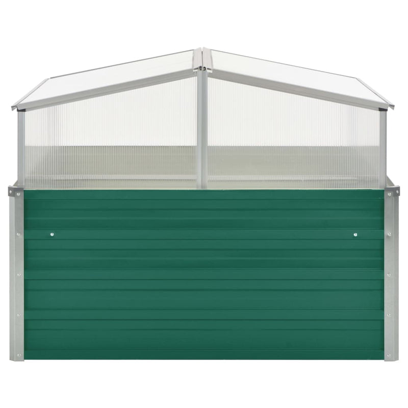 Load image into Gallery viewer, Vidaxl tuinkas 100x100x77 cm gegalvaniseerd staal groen
