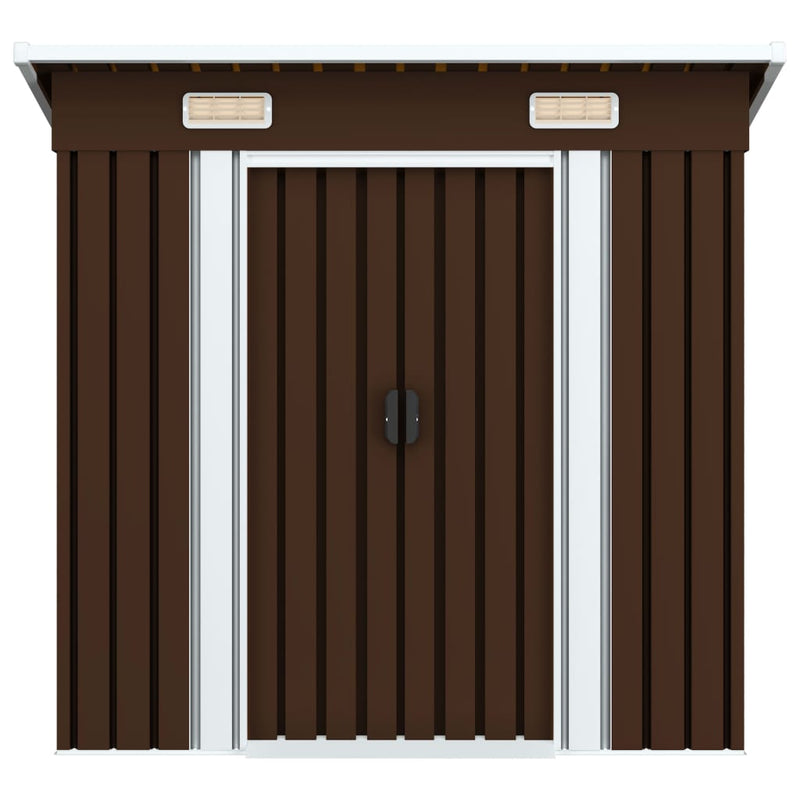 Load image into Gallery viewer, VidaXL Tuinberging 194x121x181 cm staal bruin
