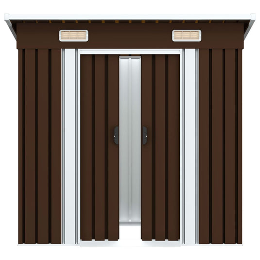 VidaXL Tuinberging 194x121x181 cm staal bruin