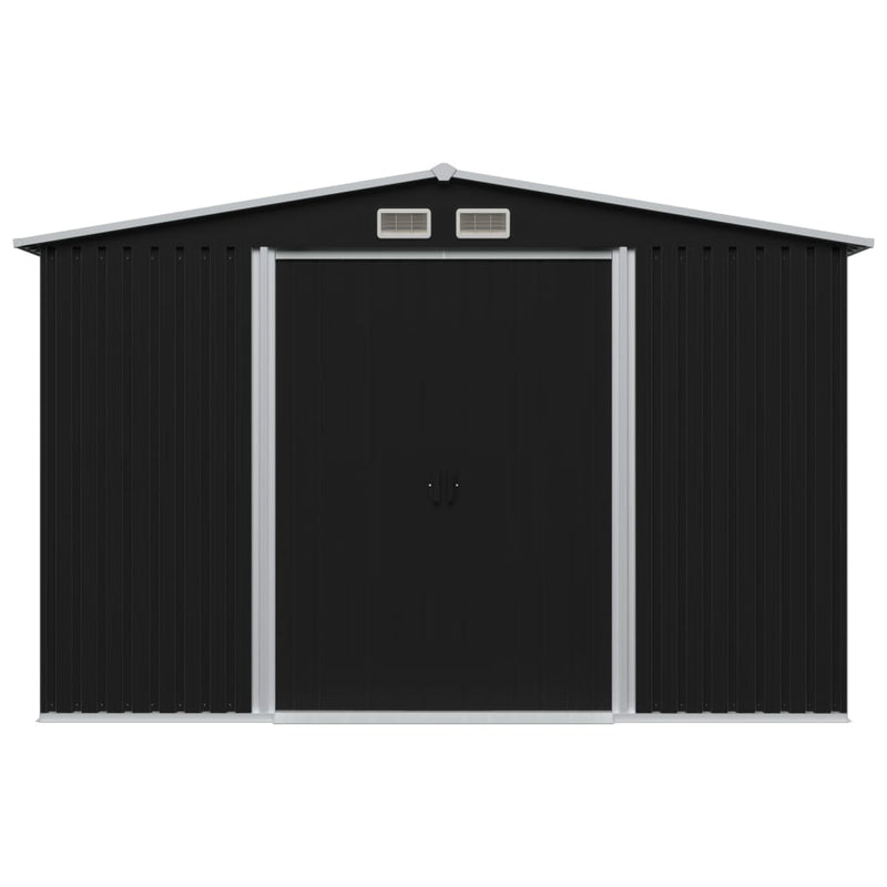 Load image into Gallery viewer, VidaXL Tuinberging 257x205x178 cm staal antraciet
