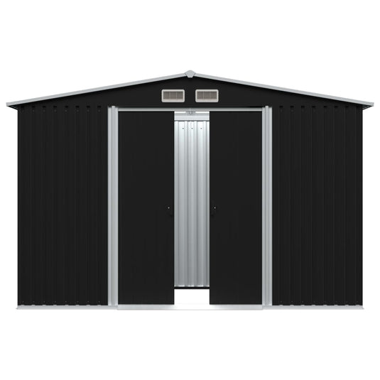 VidaXL Tuinberging 257x205x178 cm staal antraciet
