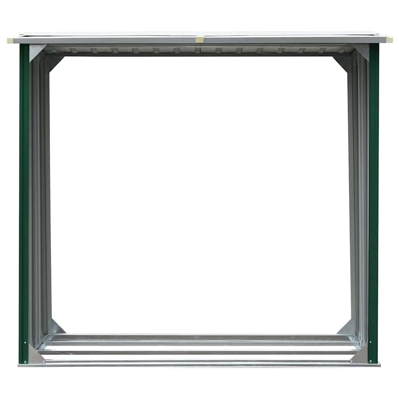 Load image into Gallery viewer, Vidaxl haardhoutschuur 172x91x154 cm gegalvaniseerd staal groen
