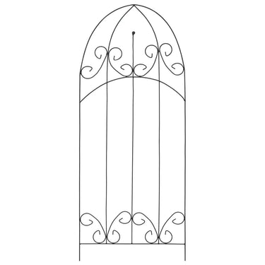 Vidaxl plantenklimrekken 3 st 40x100 cm ijzer zwart