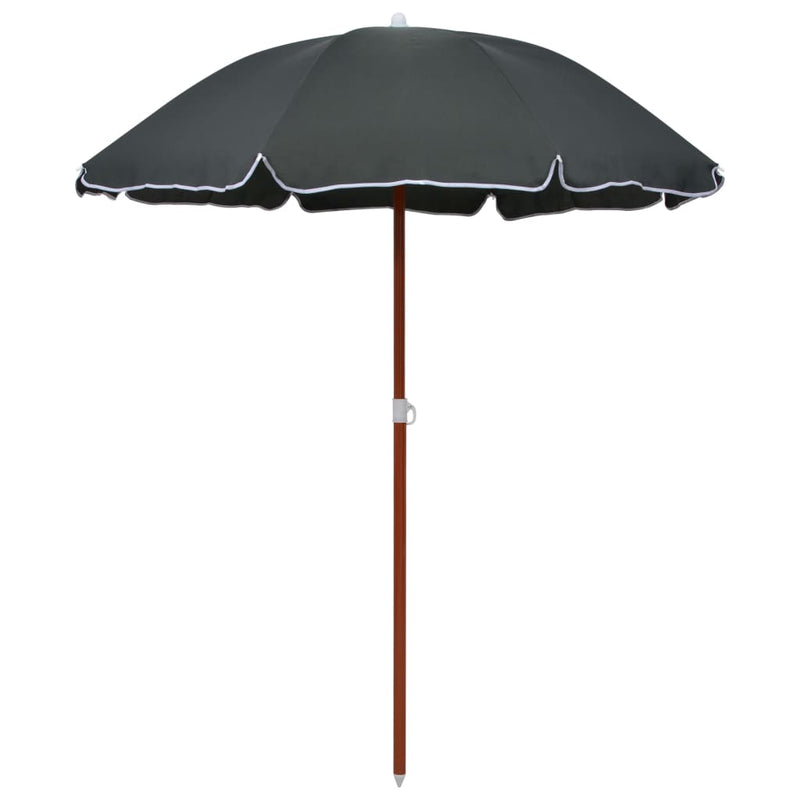Load image into Gallery viewer, Vidaxl parasol met stalen paal 180 cm antracietkleurig
